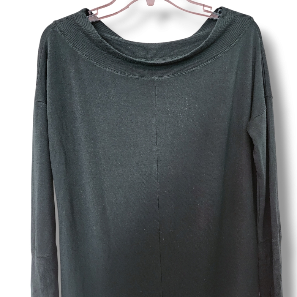 Athleta Studio Barre Teal Long Sleeve Dress  S - Picture 4 of 12